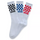 Classic Check Crew Checkerboard 3Pack Socks Pink Fizz