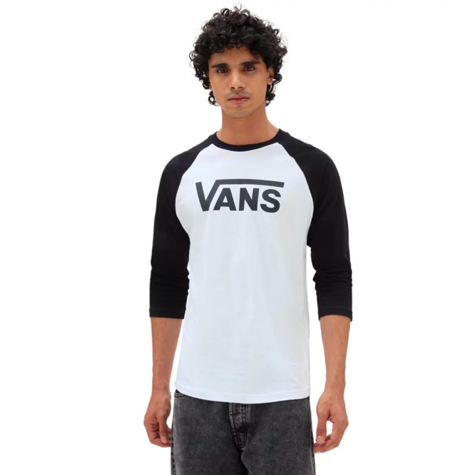 Classic Raglan T-shirt White/Black