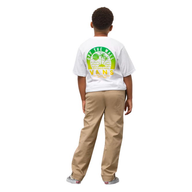 Kids Range Elastic Waist Chino Pants Khaki