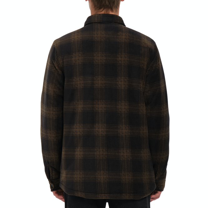 Bowered Fleece Over-Shirt Bison