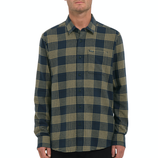 Caden Plaid Longsleeve Shirt Navy