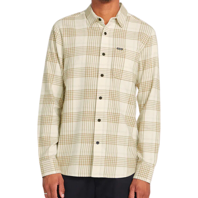 Caden Plaid Longsleeve Shirt Dirty White