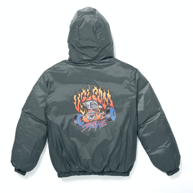 Kids Iconic Jacket Reversible Black