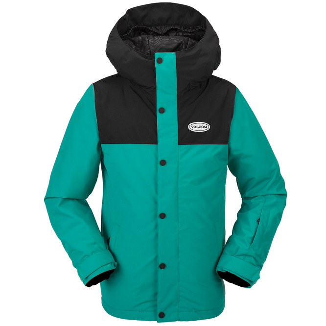 Kids Stone 91 Ins Snowboard Jacket Vibrant Green