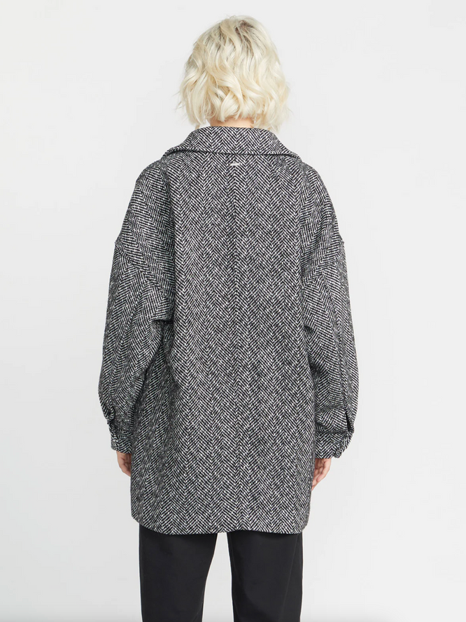 Womens Beegy Coat Heather Grey