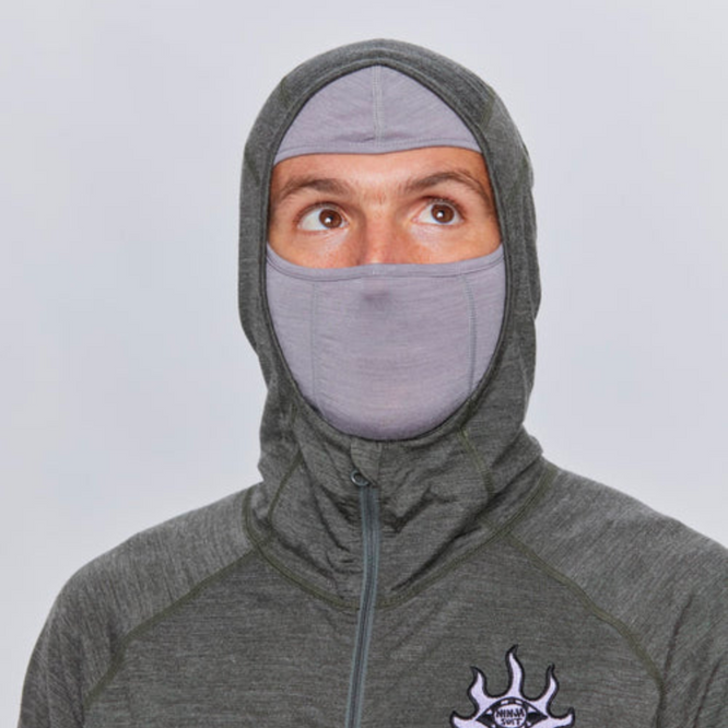 Merino Ninja Gesichtsmaske Rosenquarz