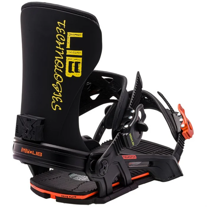 Transfer Black/Orange 2024 Snowboard Bindings