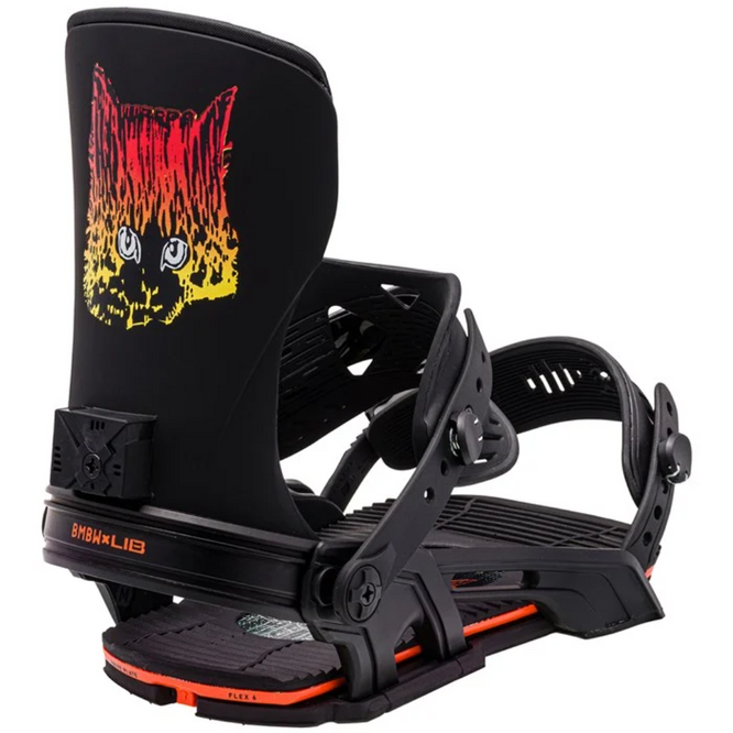 Transfer Black/Orange 2024 Snowboard Bindings