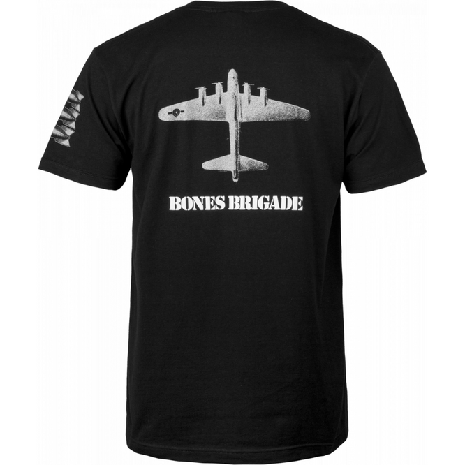 Bomber T-Shirt Schwarz