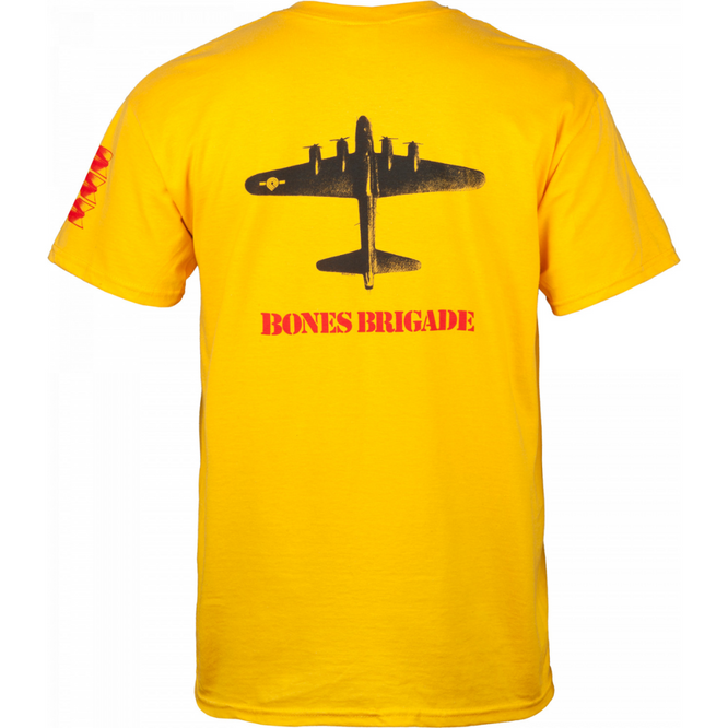 Bomber-T-Shirt Gold