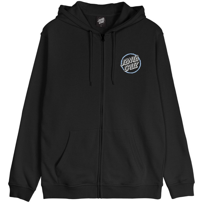 Breaker Check Opus Dot Hoodie Schwarz