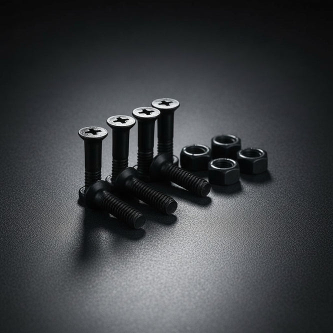 Black Bolts Phillips hardware set 1"