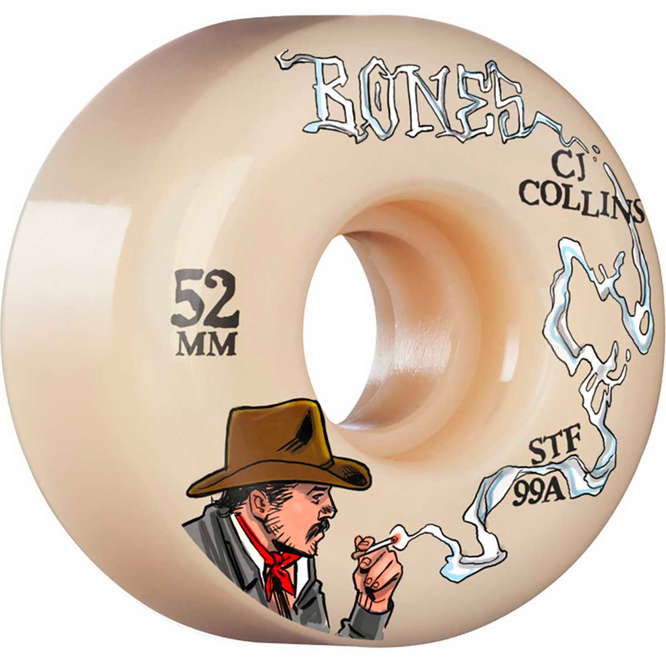 Collins Cowboy Up Locks Street Tech Formula 52mm 99a Skateboard Wheels