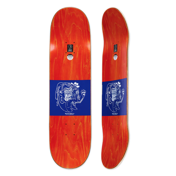 Dane Brady Tauben weiß 8,0" Skateboard Deck