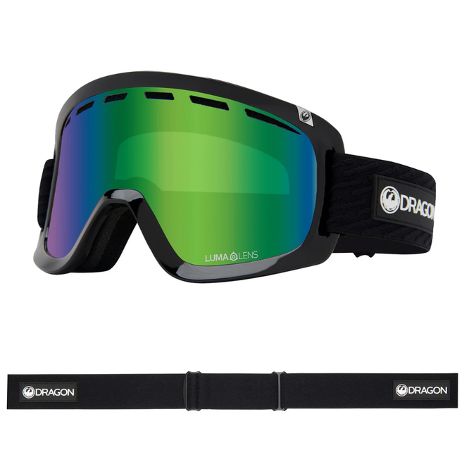 D1 OTG IconGreen/ Lumalens Green Ionized + LumaLens Amber Snowboard Goggles