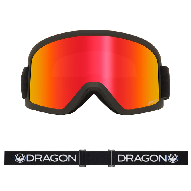 DR DX3 OTG Base Ionized Black/LumaLens Red Ionized Snowboard Goggles