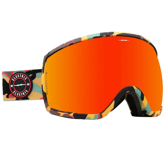 EG2-T Black Future Camo + Auburn Red Lens Snowboard Goggles