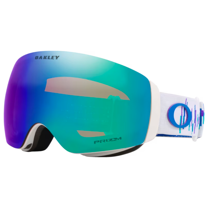 Flight Deck™ M Mikaela Shiffrin Signature Matte White + Prizm Snow Argon Iridium