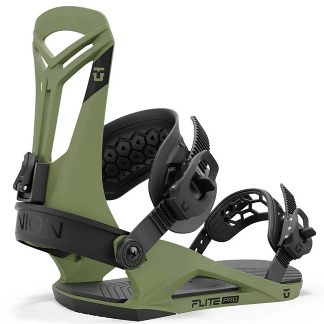Flite Pro Olive Green 2025 Snowboard Bindings