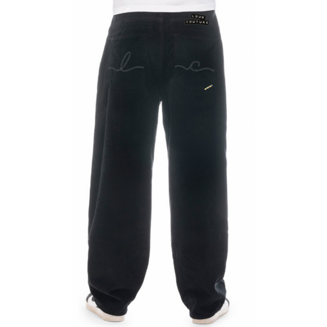 Big Bang Cord Pants Black