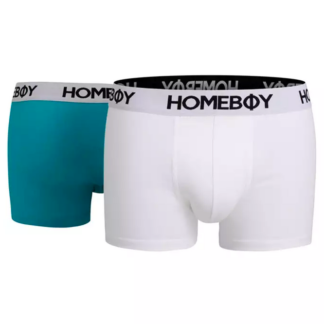 Boxer shorts Doppelpack White/Ice Blue