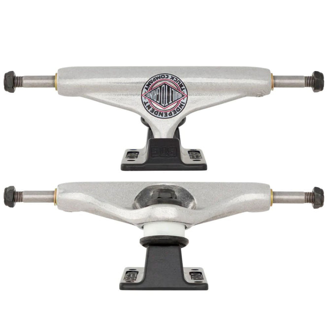 Stage 11 Forged Hollow BTG Summit 139 Silver/Black Skateboard Trucks