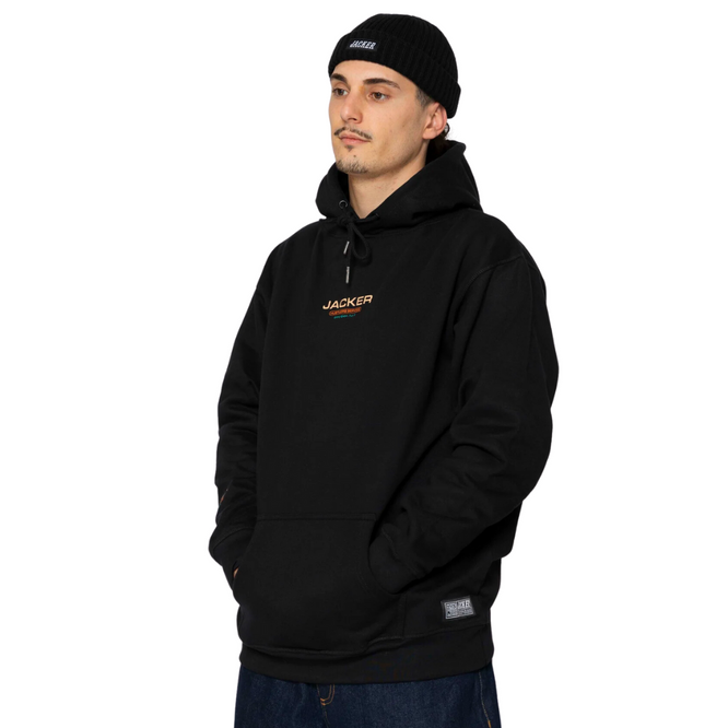 Hustler Service Hoodie Schwarz