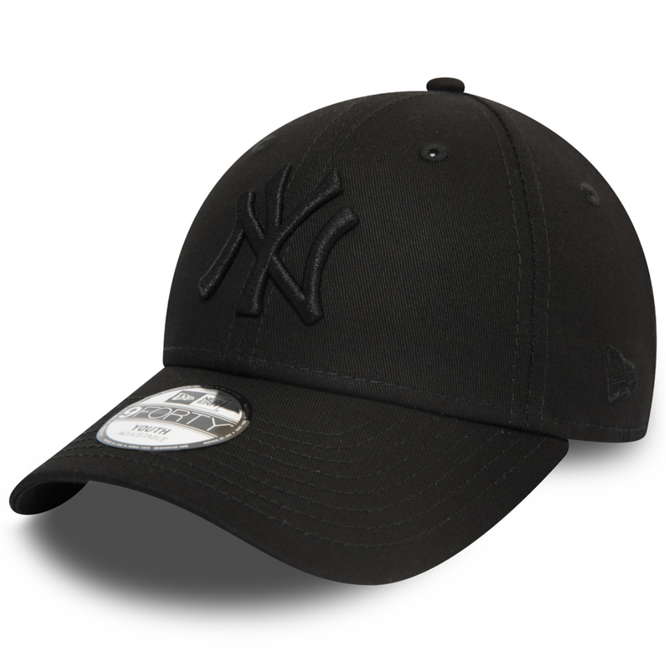 Jugend New York Yankees Essential 9Forty Schwarz/Schwarz
