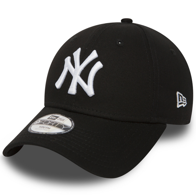 Jugend New York Yankees Essential 9Forty Schwarz/Optik
