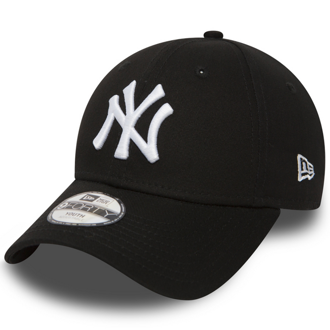 Youth New York Yankees Essential 9Forty Black/Optic