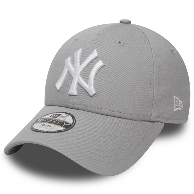 Youth New York Yankees Essential 9Forty Grey/Optic