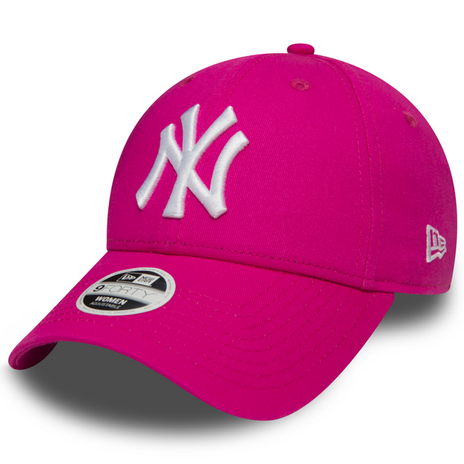Femmes New York Yankees 9Forty rose/blanc optique