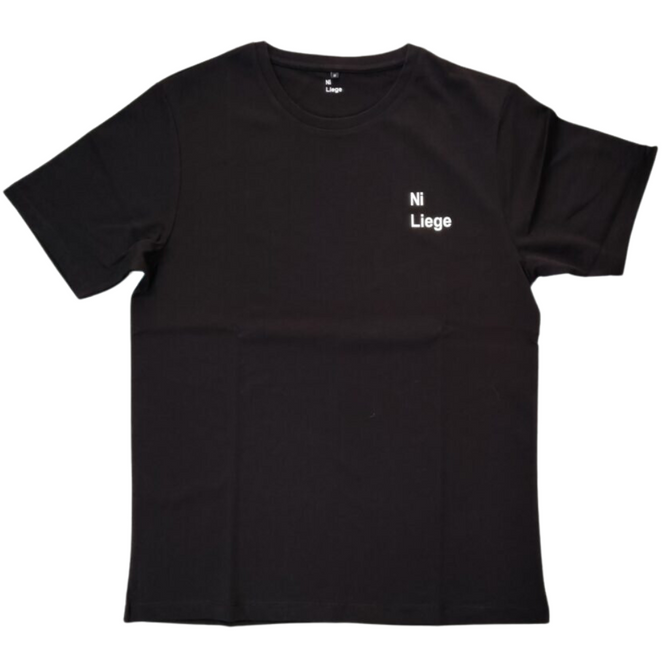 Basic Logo-T-Shirt Schwarz