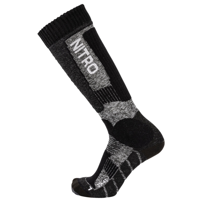 Cloud 8 Socks Black/Grey