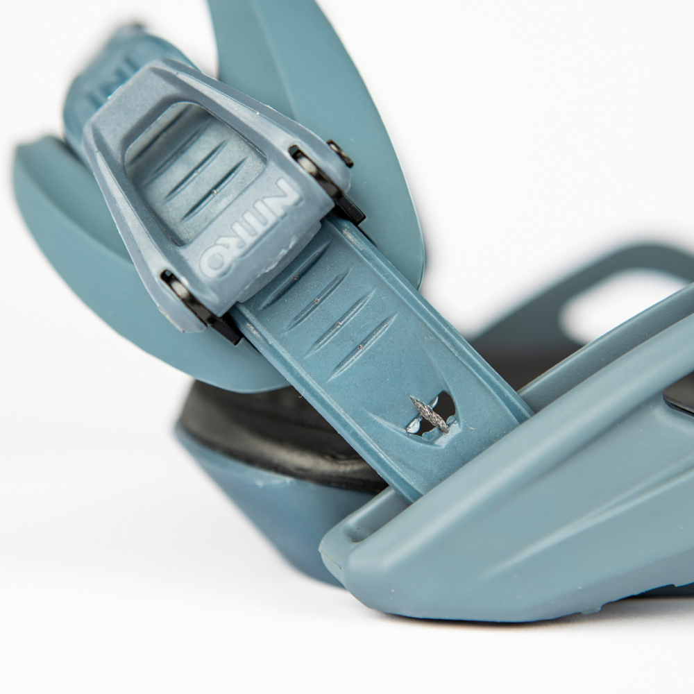 Team Gunmetal 2024 Snowboard Bindings Stoked