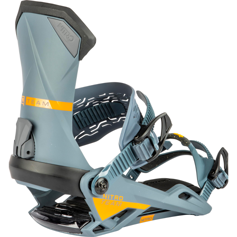 Team Gunmetal 2024 Snowboard Bindings Stoked