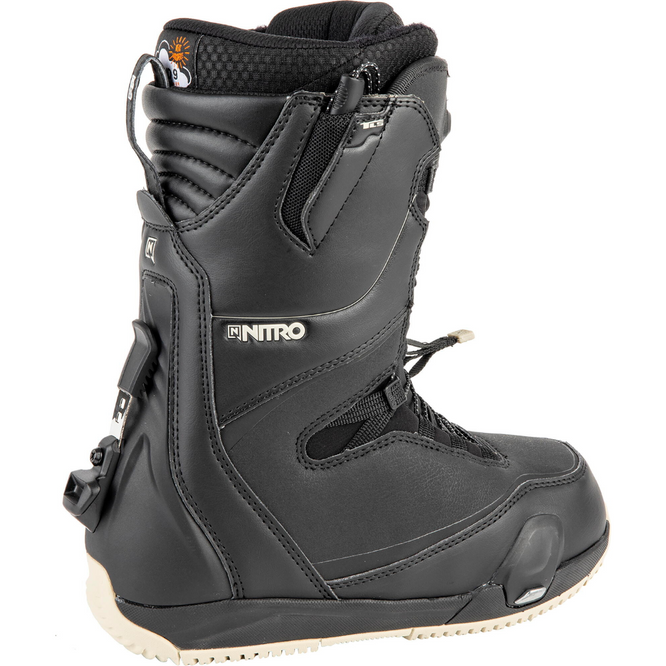 Womens Cave Step On Black/Sand 2024 Snowboard Boots