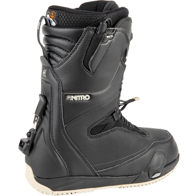 Womens Cave Step On Black/Sand 2024 Snowboardboots