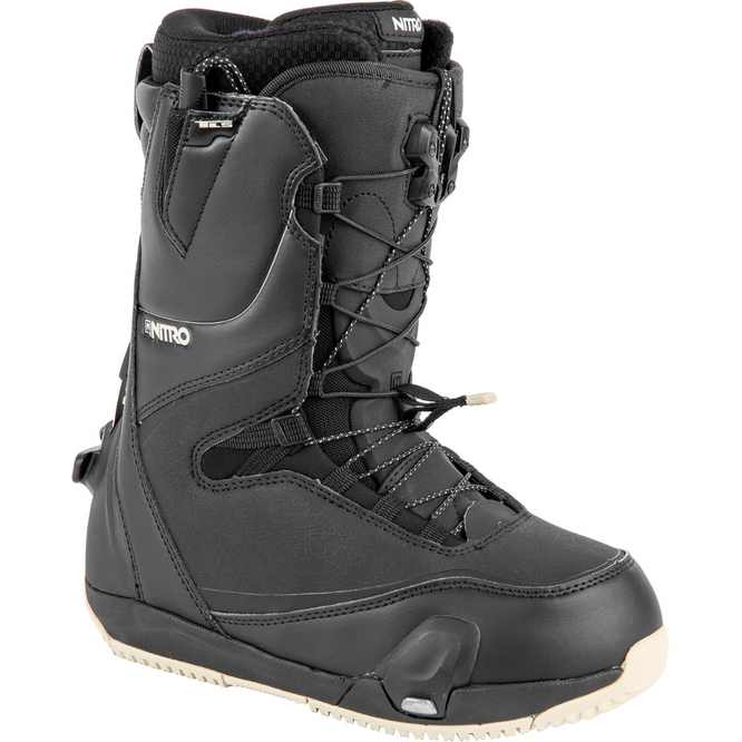 Womens Cave Step On Black/Sand 2024 Snowboardboots