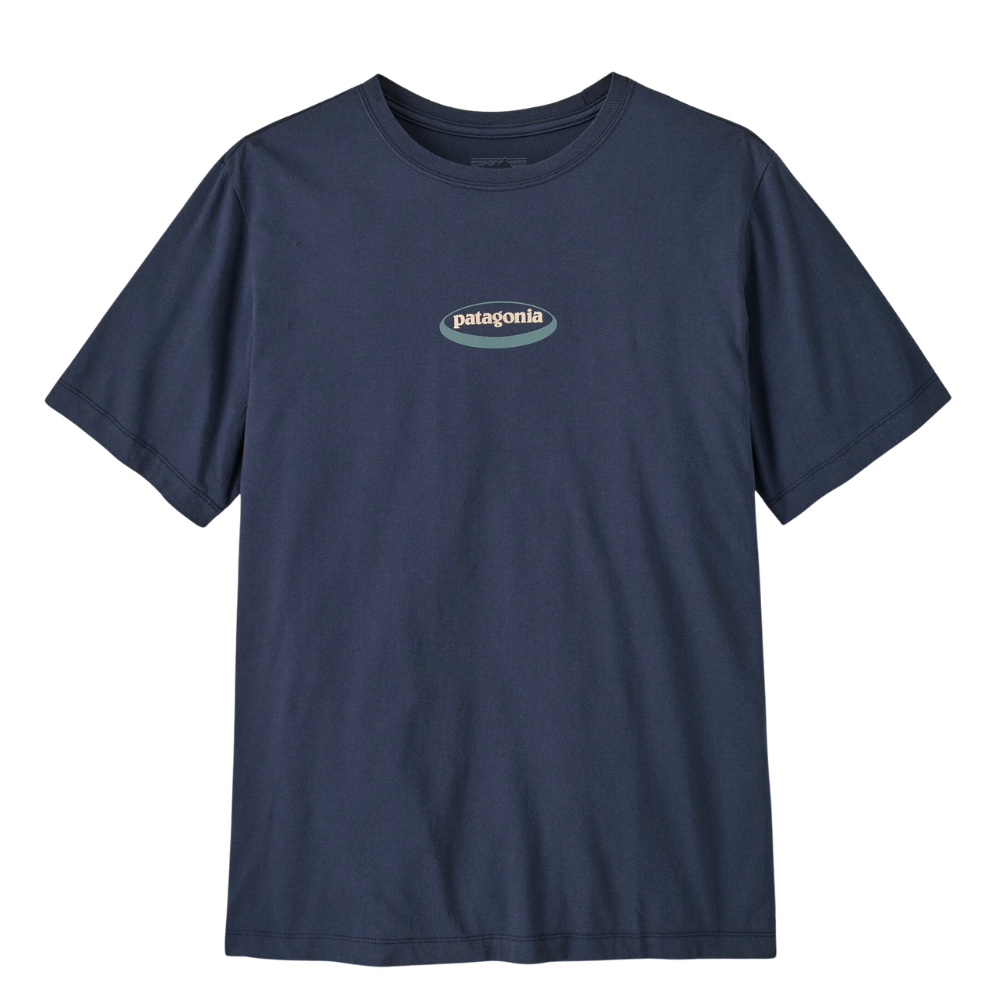 95' Oval Logo T-Shirt New Navy Kaleido