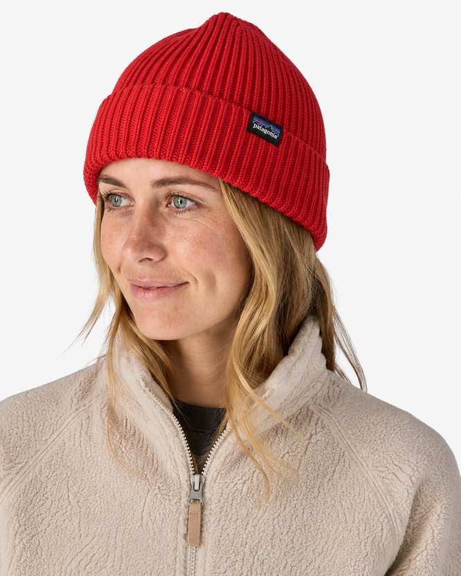 Fishermans Rolled Beanie Madder Red