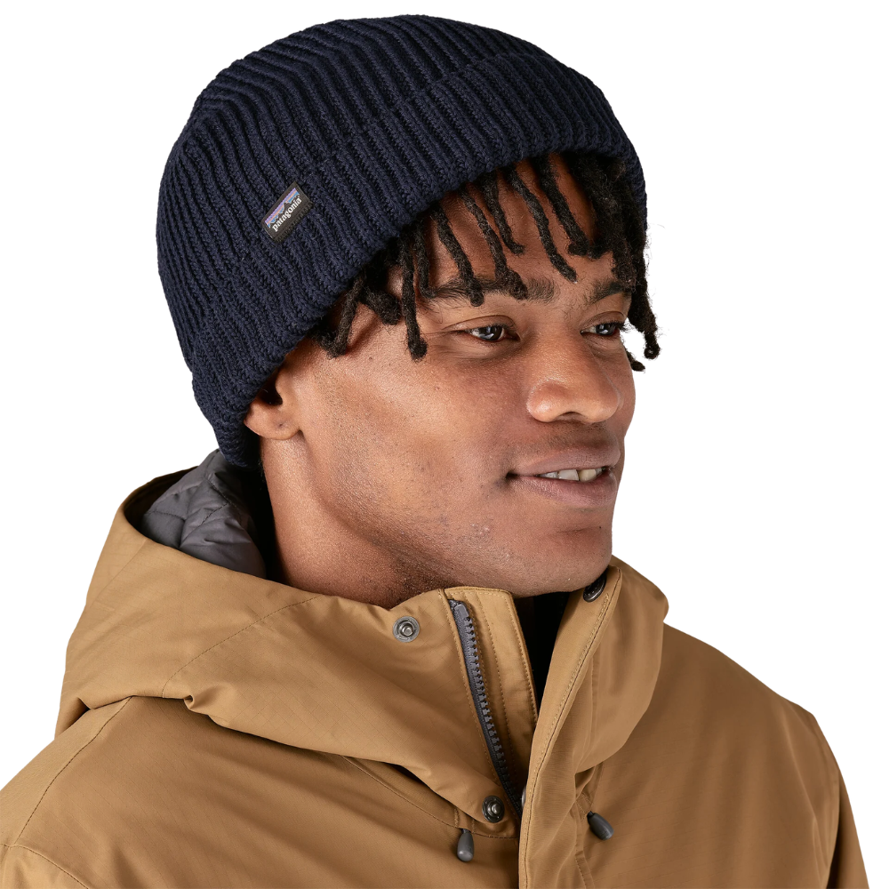 Fishermans Rolled Beanie Navy Blue