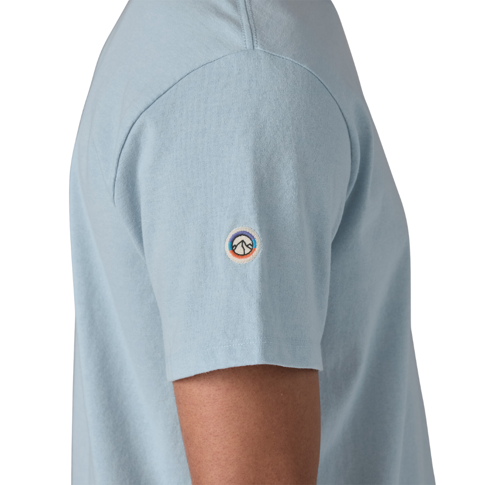 Fitz Roy Icon Responsibili-Tee® T-Shirt Fleck Blue