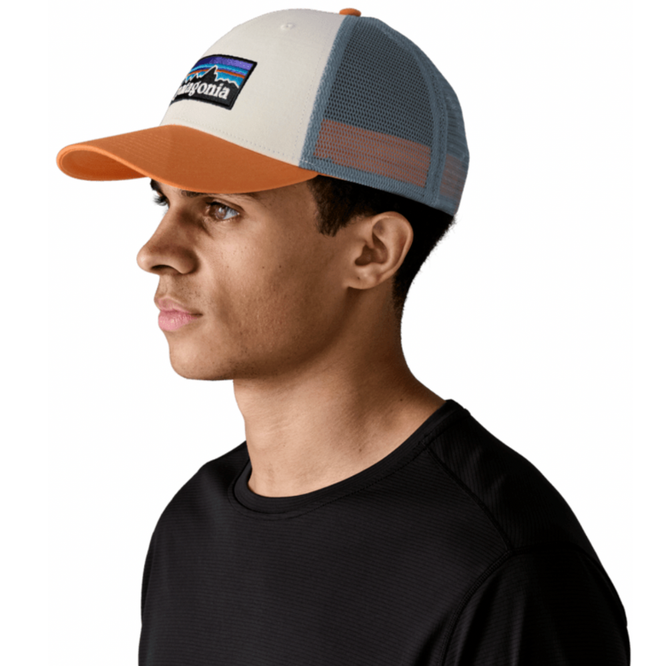 P-6 Logo LoPro Trucker Hat White/Peach Serbet
