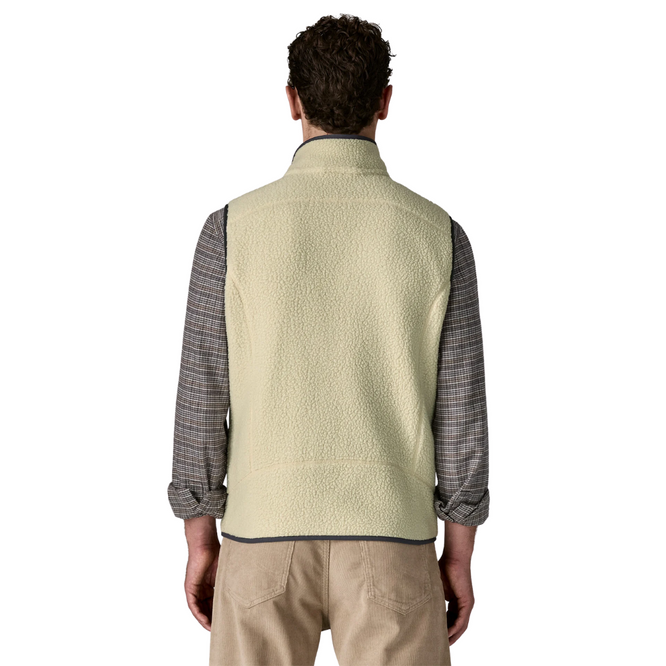 Retro Pile Fleece Vest Pelican/Smolder Blue