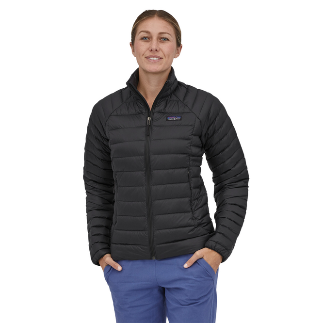 Womens Down Sweater Black