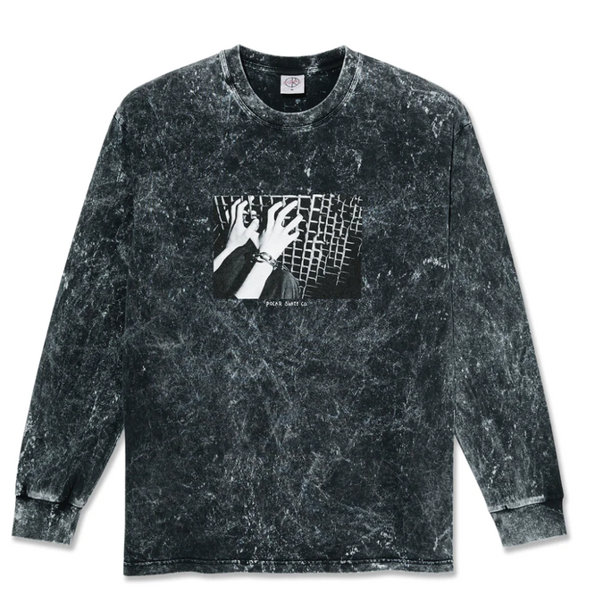 Acid Caged Hands Longsleeve T-shirt Black