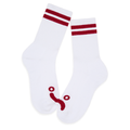Happy Sad Rib Socks White/Blue