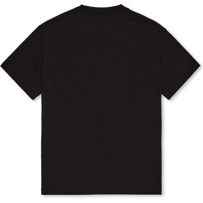 Glücklich-Traurig-T-Shirt Schwarz