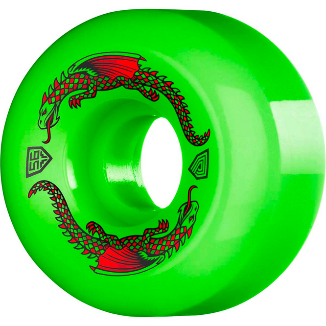 Dragon Roues de skateboard Formula Green 56mm 93a